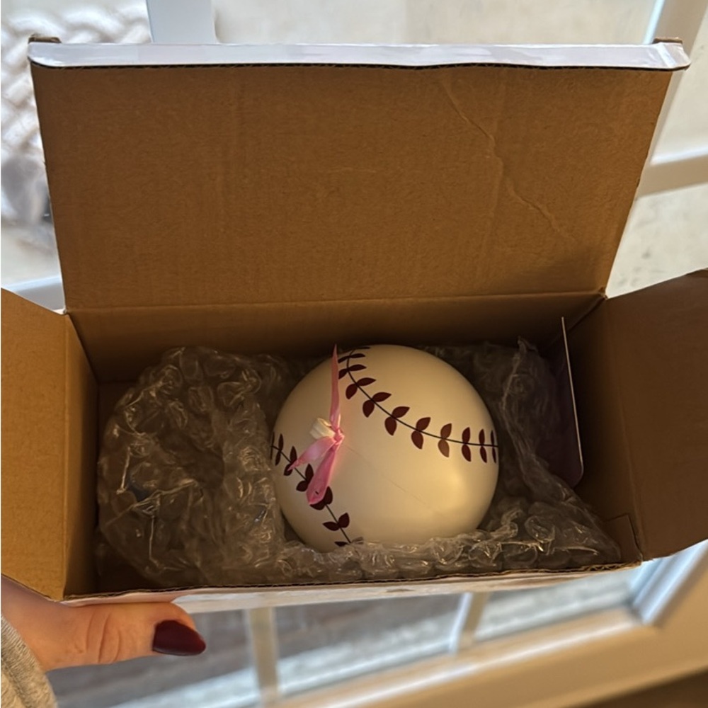 “Girl” Gender Reveal Baseball